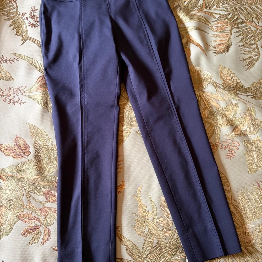 Tory Burch Deep Blue Cropped Pants